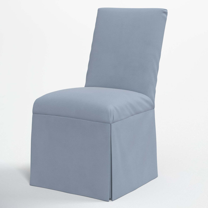 Chaise Ivika, Velours océan classique