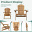 Chaise Adirondack pliante en bois d'acacia-638743605