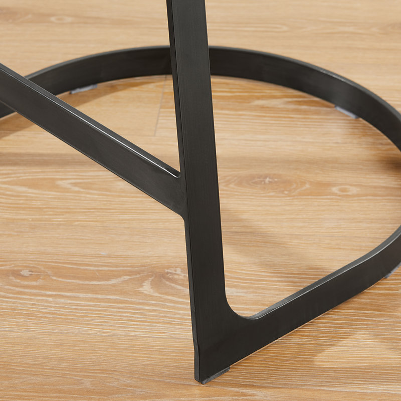 Nace Upholstered Counter Stool, Brown