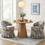 Chaises demi-tonneau revêtues de lin-1644880844