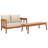 Dasmon Patio Bench + Table-750830199