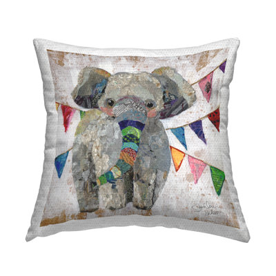 Abstract Outdoor Throw Pillow