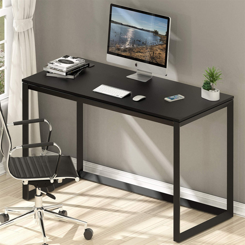 Damier Metal Base Computer Desk