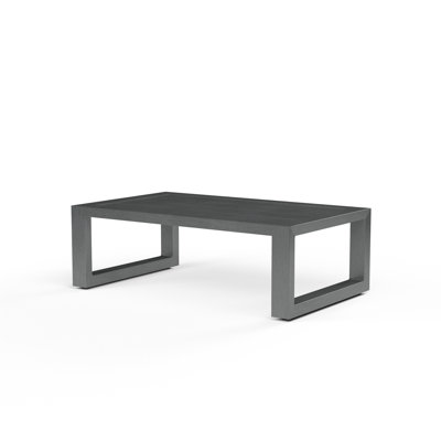 Georgie 54'' Aluminum Outdoor Coffee Table