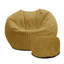rucomfy Beanbags Slouchbag Large Corduroy Bean Bag Chair - Adult Bean Bag with Filling - Home Furniture Seating for Living Room or Bedroom - Machine Washable - 80 x 110cm-548671189-548671210