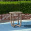 Table circulaire en bois