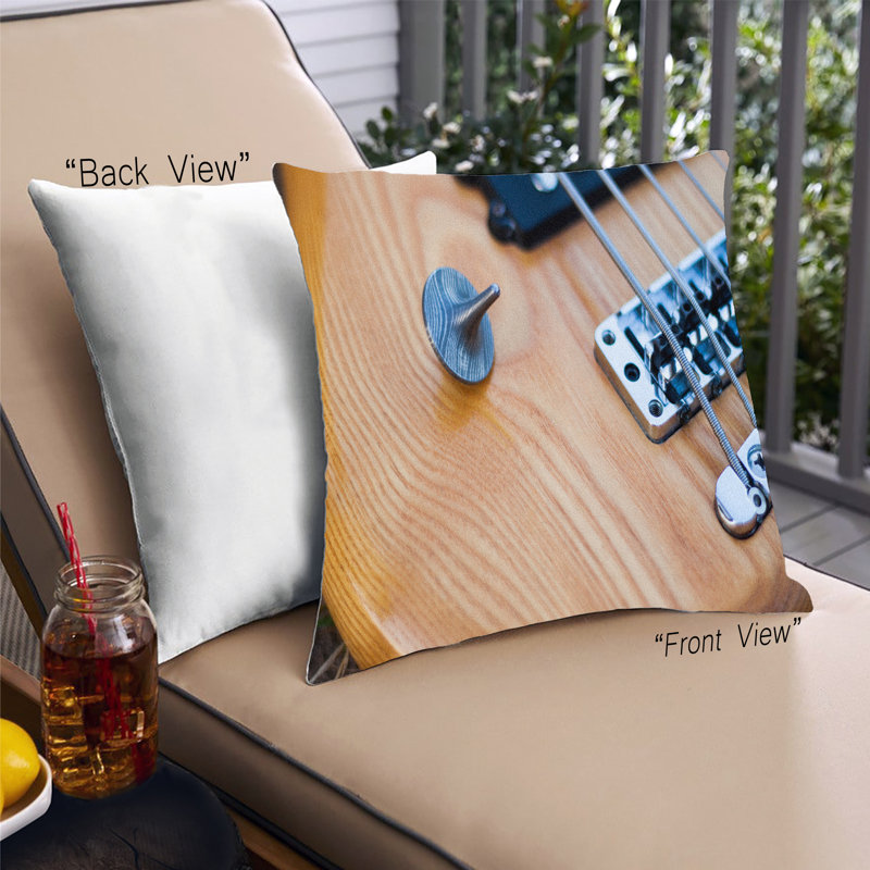 Coussin Music Bass Music, Microsuède