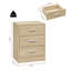 39cm W Manufactured Wood Bedside Table-194939180