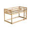 Lit simple au-dessus d'un lit mezzanine avec - Facile à grimper pour du bois massif et un sommeil paisible-214701100