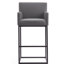 Tabouret de comptoir en cuir Ambre-842983107-840680094