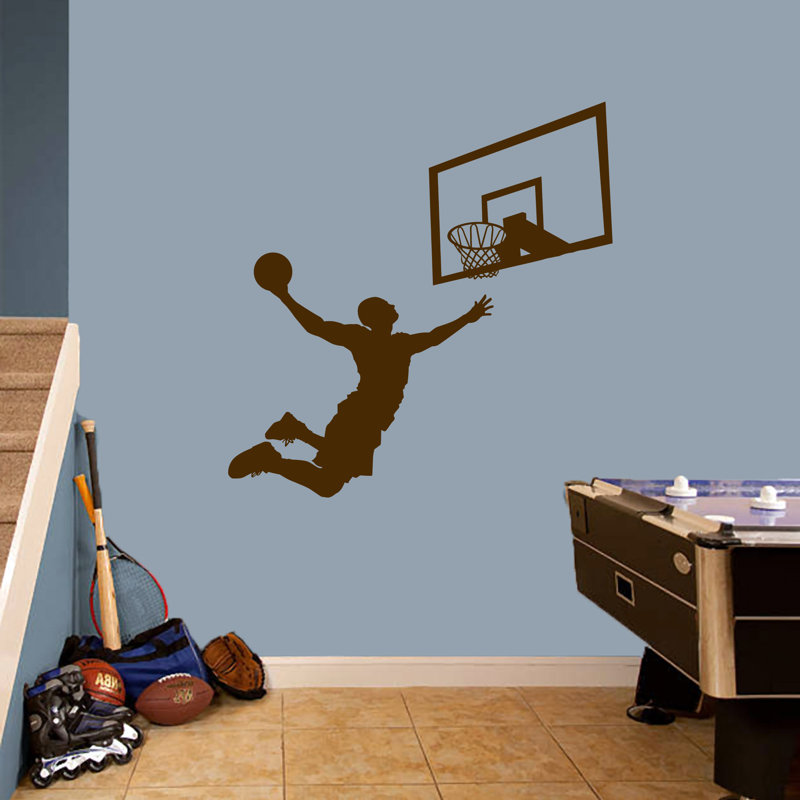 Ensemble d'adhésif décoratif Hashimoto Basketball Slam Dunk, Brun chocolat