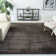 Tapis gris anthracite noué à la main Mcelroy