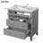 30'' Bathroom Vanity With Ceramic Sink Combo, Free Standing Single Vanity Set With 3 Drawers,  Wood Frame Bathroom Storage Cabinet, Gray-2018382376