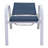 Outdoor Dining Armchair with Cushions