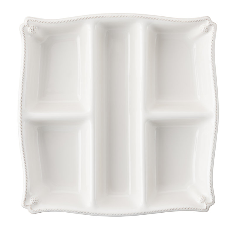 Berry & Thread Appetizer Platter - Whitewash