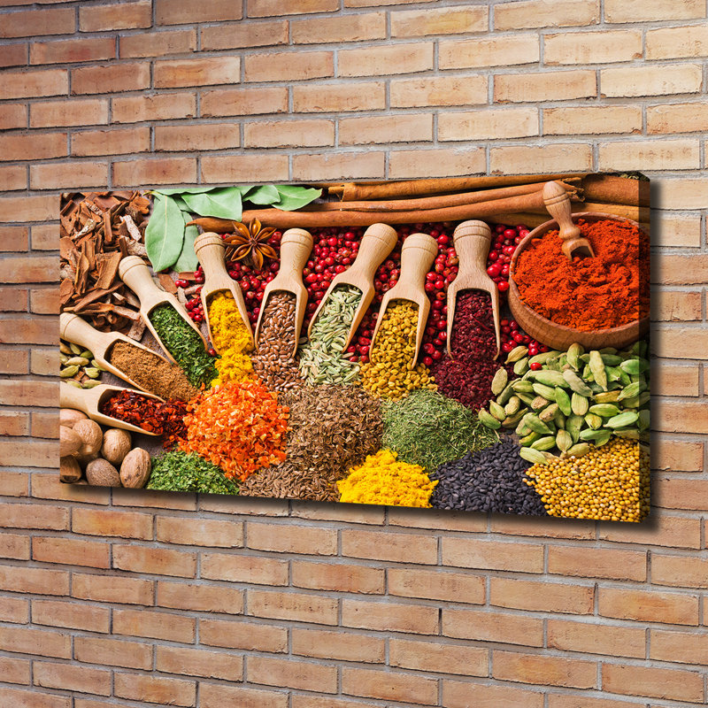 Colourful Spices - Wrapped Canvas Print