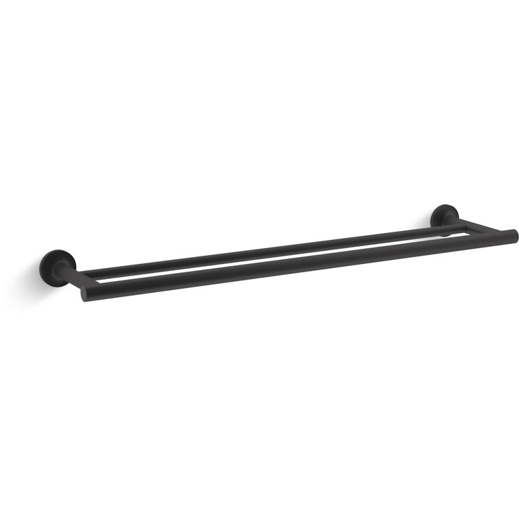 Purist® Double 24" Wall Mounted Towel Bar