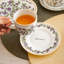Tasse à thé et soucoupe en porcelaine H. Forget Me Not Bone