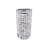 6'' 4-Light Bathroom Sconce with Chrome Finish For Hallway, Entryway, Powder Room – E12 LED Compatible – Crystal-Embellished Half-Circle Design