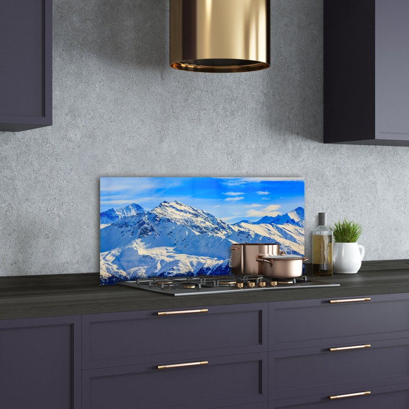Gere 50cm W x 100cm L Glass Peel and Stick Panel