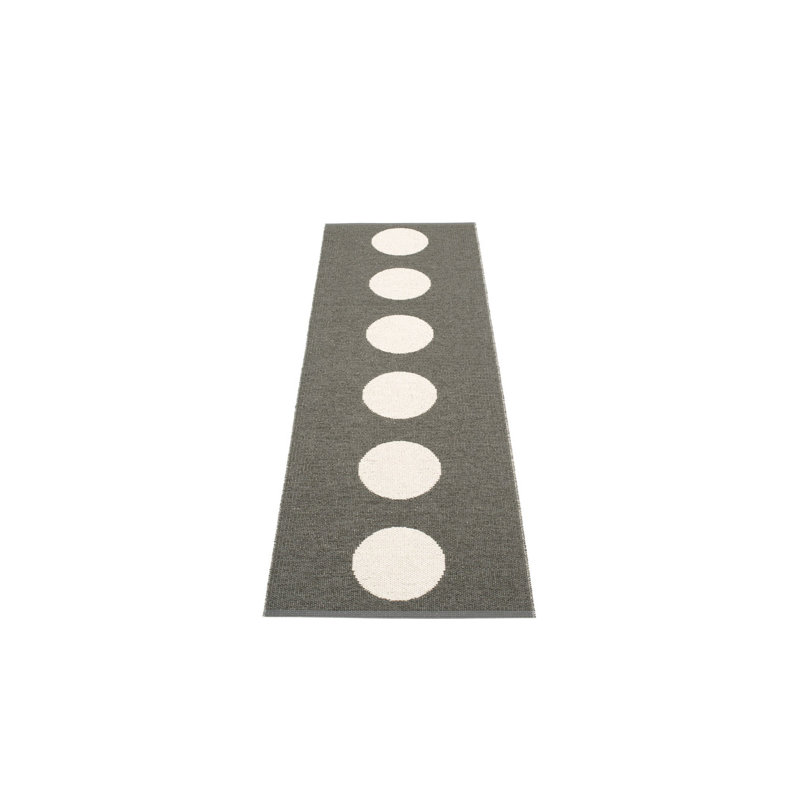 Rug VERA Charcoal 2.25 x 7.5 ft, Runner 2'4" x 7'6"