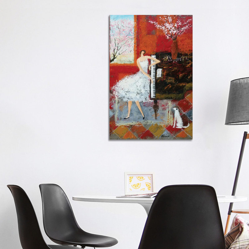 Spring Melody by Gia Revazi - Gallery-Wrapped Canvas Giclée on Canvas, Wrapped Canvas, 101.6 cm H x 66.04 cm W