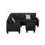 Ensemble de canapé luxueux rembourré en polyester avec structure en bois robuste et confort amélioré, parfait pour les salons modernes-1264438238