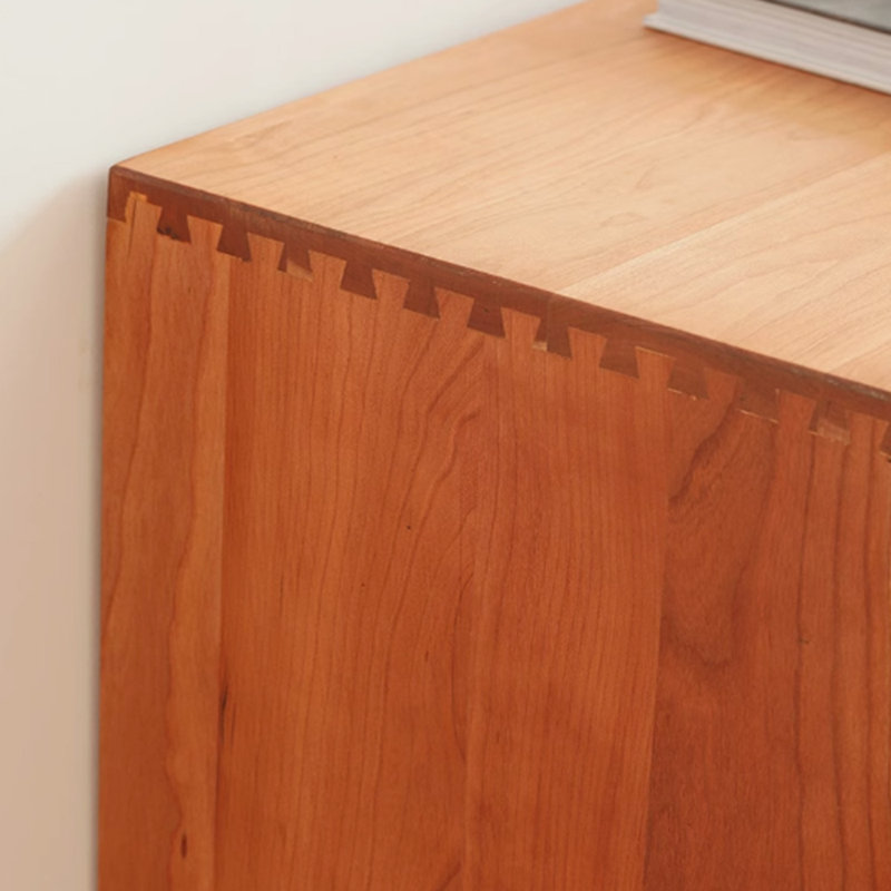 Meuble télé en bois massif, 78.74"