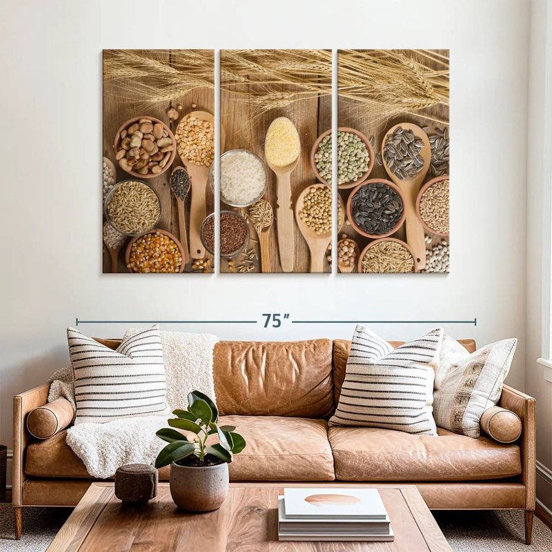 Harnek Rustic Kitchen Grains, 42" H x 65" W