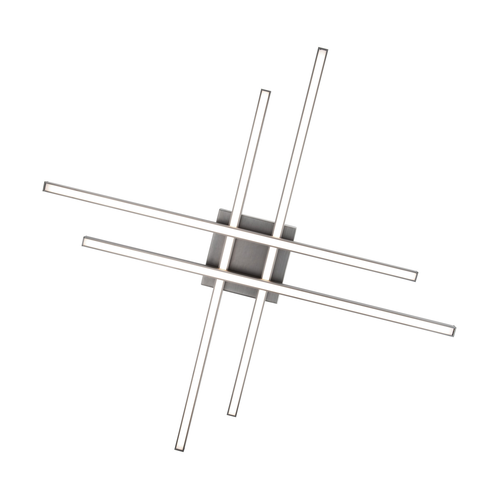 Rendon Single Light LED Flush Mount, Brushed Nickel, 32"