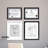 Kiera Grace Gallery Diploma Frame, Picture Frame for an 8.5" x 11" Document, Wooden Document Frame for Wall Hanging, Durable Frame to Showcase Your Achievements, Black