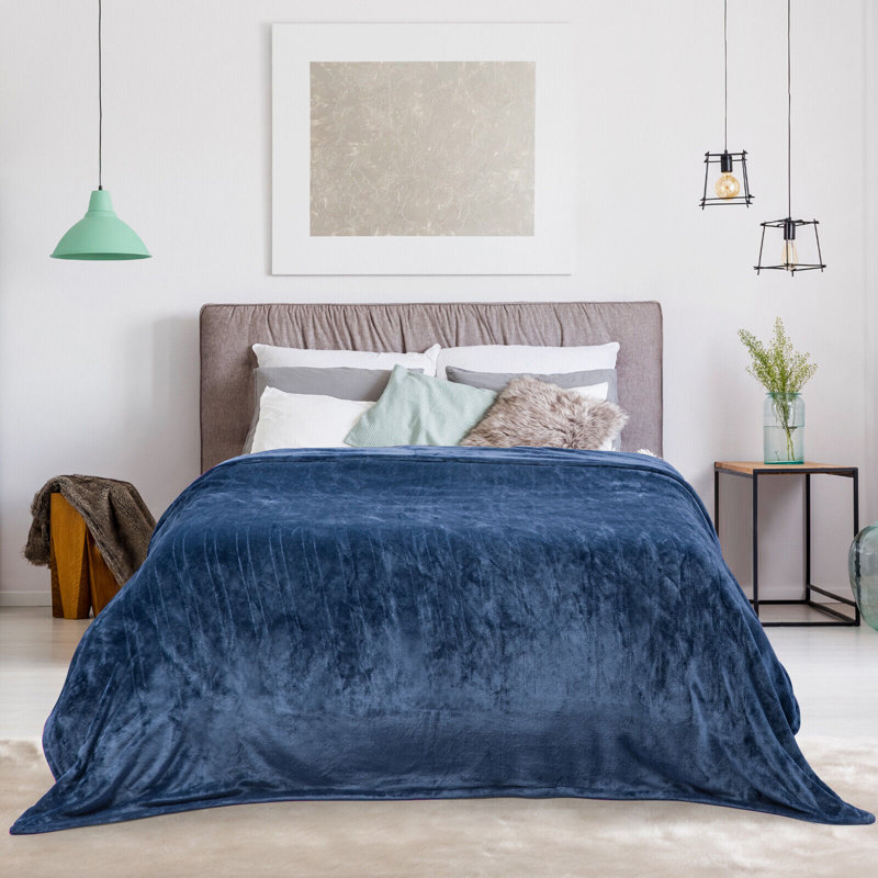 Heated Blanket, Blue