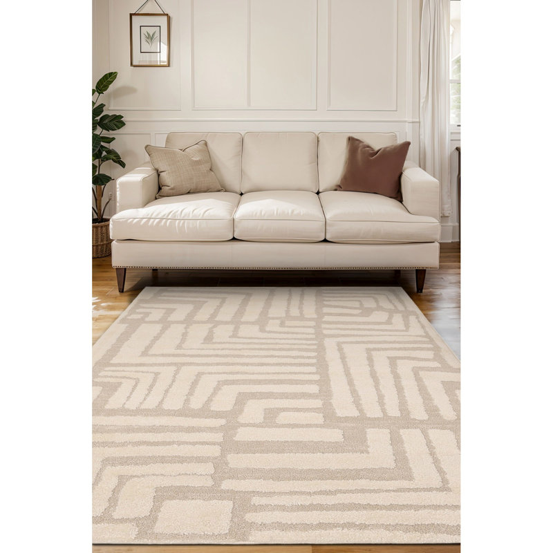Abstract Area Rug, Rectangle 160 x 230 cm