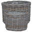 Vidaxl Planter Basket With Storage 2 Pcs Decor Container Display Woven Outdoor-639266530