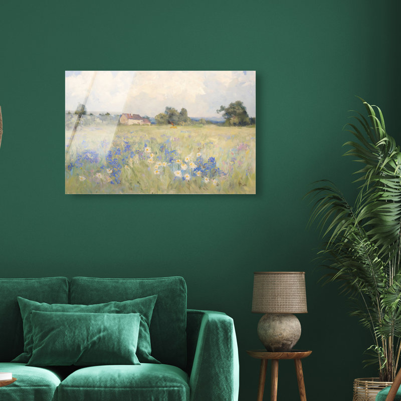 Enchanting Vista High-Gloss Frameless Acrylic Glass Wall Art Landscape & Nature Print by Oliver Gal, Ready to Hang, 15 x 10