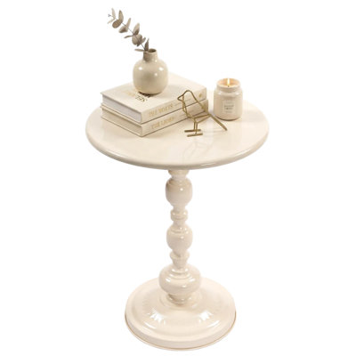 Table d'appoint, canapé et table de chevet vintage rétro en métal pour petits espaces
