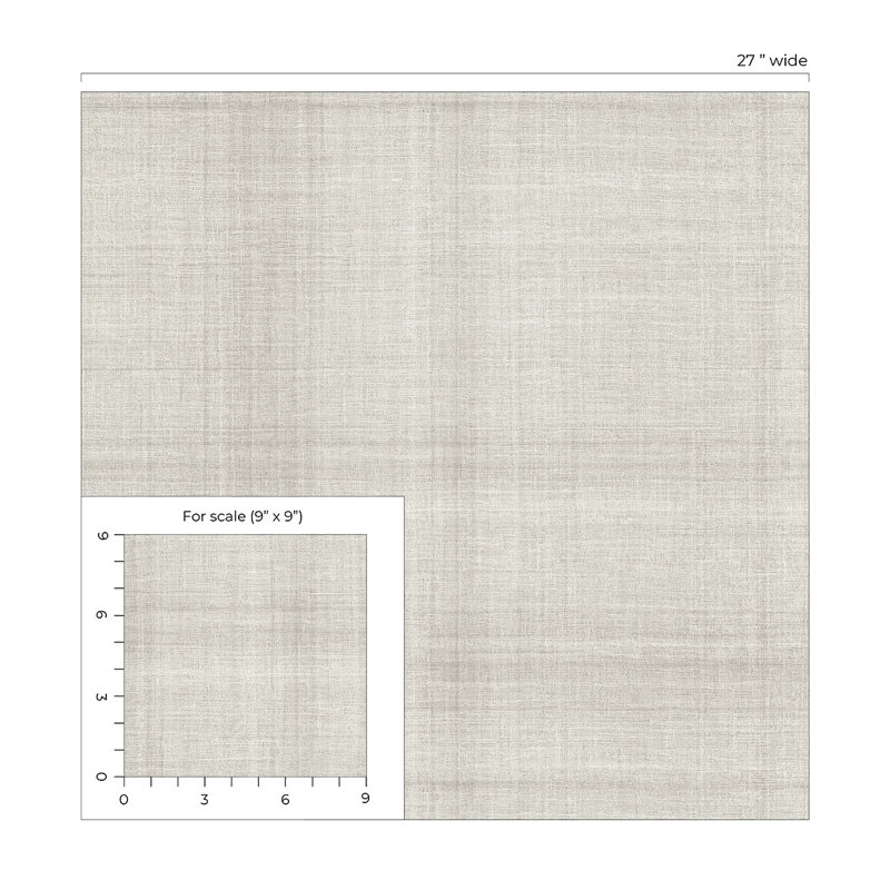 Papier peint en vinyle gaufré Seabrook Designs, Brouillard