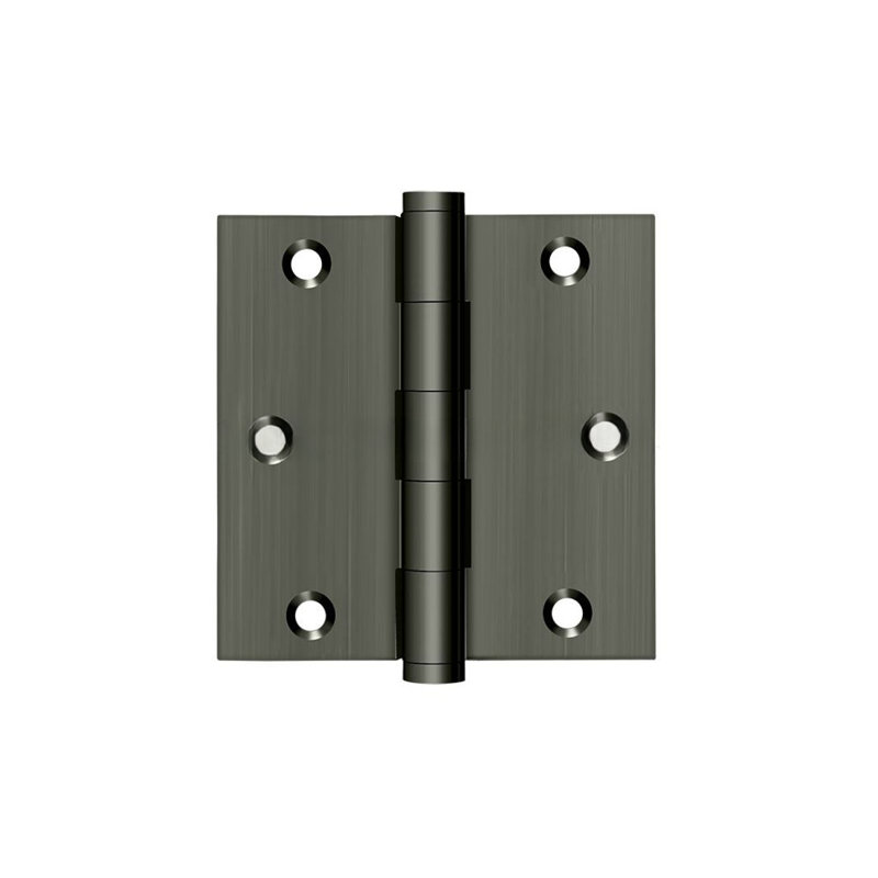 102'' x 102'' Butt Bearing Hinge, Antique Nickel