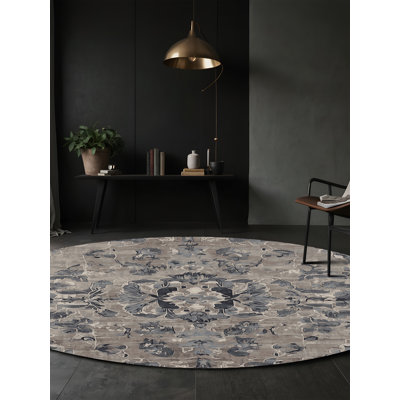 Machine Washable Grey Area Rug