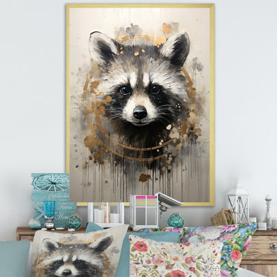 " Mischief Raccoon Portrait "