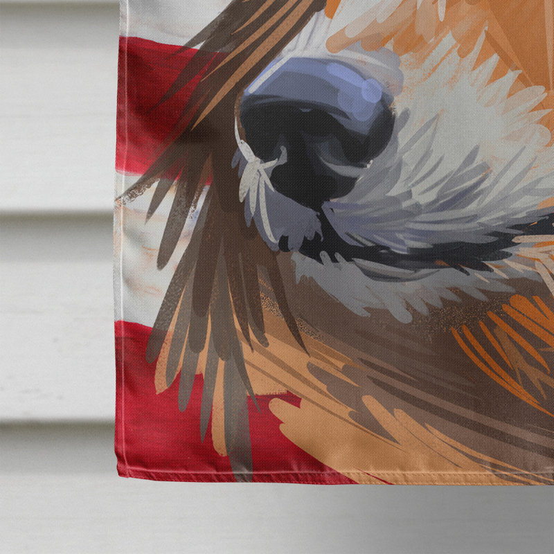 Polyester à 2 côtés 28 x 40 po drapeau maison, Berger des Shetland