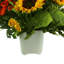 Sunflower and Ranunculus arrangement in Ceramic Vase