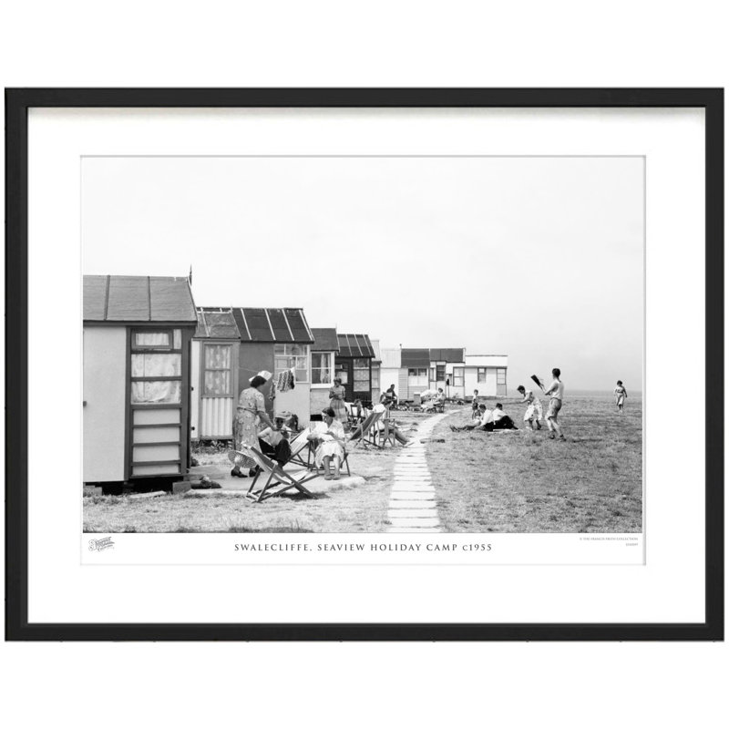 Swalecliffe, Seaview Holiday Camp C1955 by Francis Frith - Single Picture Frame Print, 60cm H x 80cm W x 2.3cm D