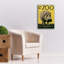 «Visit the zoo» par Inconnu, art mural sur toile-60750064