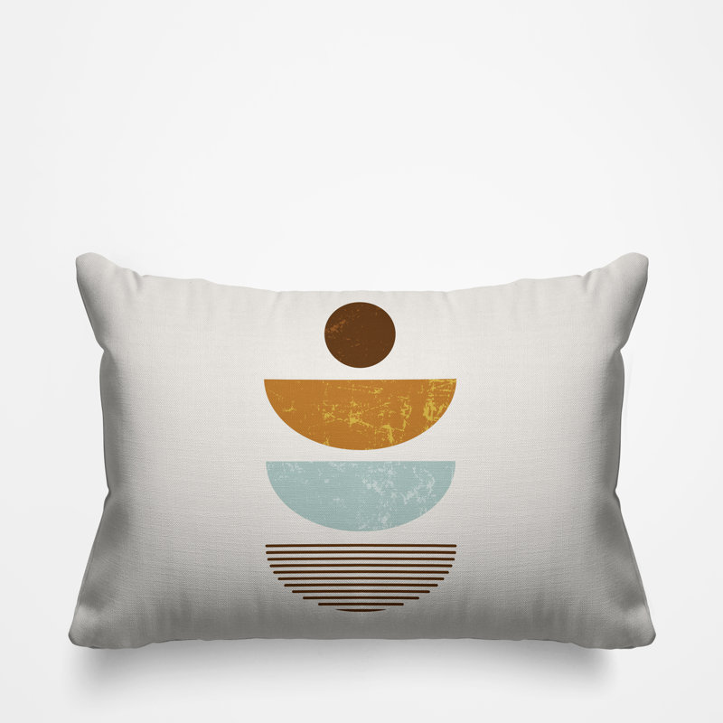 Coussin intérieur / extérieur Carmen Boho, Orange