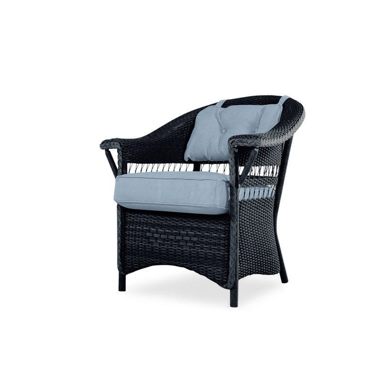 Nantucket Outdoor Dining Armchair, Decorline Natural, Ebony