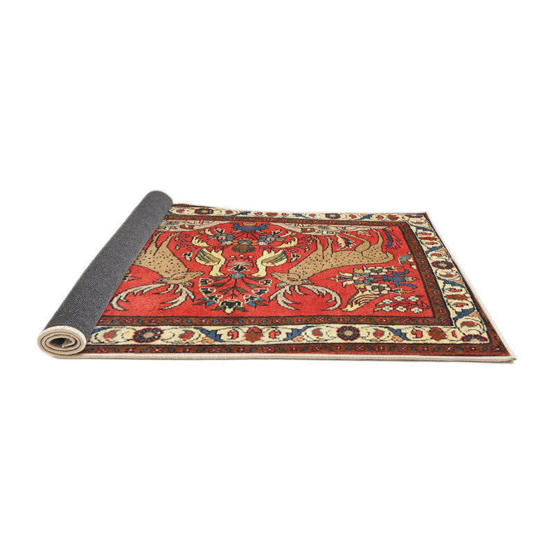 Wool Oriental Indoor Rug, Round 3'