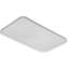 Couvercle transparent en polyéthylène rectangulaire