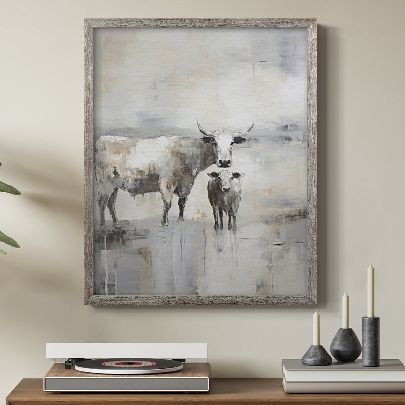 ANIMALS Series CCLXVII Framed Print - Solid Wood, 21" H x 17" W