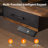 55" Inches Electric Standing Desk with Keyboard Tray, Height Adjustable Stand up Desk with 2 Drawers, Ergonomic Sit to Stand Desk with Storage Monitor Stand, Computer Table, Rustic Brown-165809707-165809706